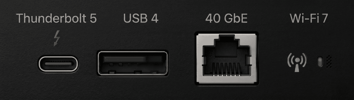 EdgeFrame connectivity ports